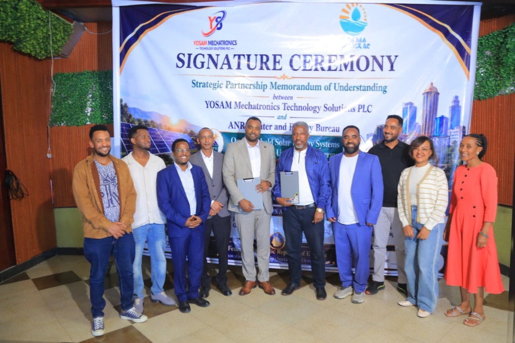 YOSAM Mechatronics and Water and Energy Bureau teams at the strategic partnership signing ceremony